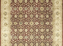 Oushak Dark Brown Beige